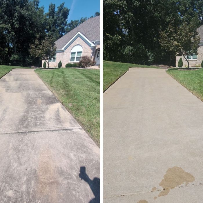 Power Washing project in Chesterfield MO